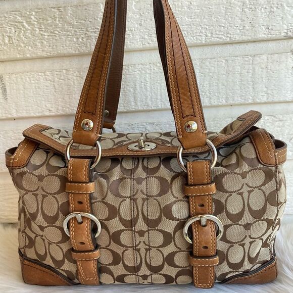 COACH Gallery Y2K Chelsea Signature Tan Brown 10986 - Picture 4 of 12